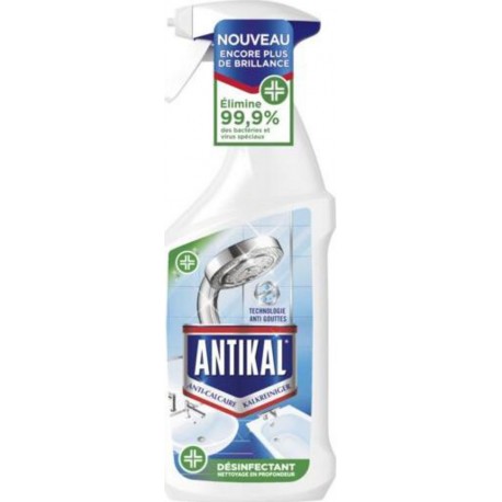 Antikal Spray désinfectant Anti-calcaire 700ml