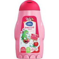 LABELL Shampooing 2en1 parfum cerise