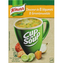 Knorr Cup a Sup Douceur de 8 Légumes par 3 Sachets de 18g (lot de 6)