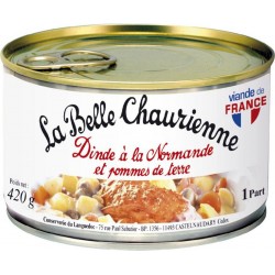 La Belle Chaurienne Dinde à la Normande et pommes de terre 420g