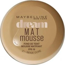 Maybelline New York - Fond de Teint Mousse Matifiant - FPS18 - Dream Matte Mousse - Beige Doré 21