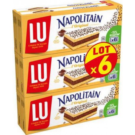 LU NAPOLITAIN CLASSIC 180g (lot de 6)