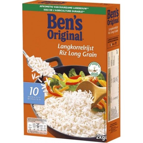 Ben's Original Riz Long Grain Cuisson rapide 10min 2Kg