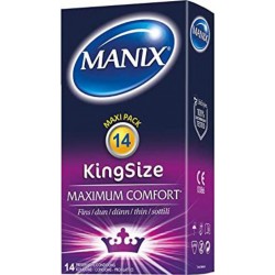 MANIX Préservatifs KINGSIZE Maximum Comfort x14