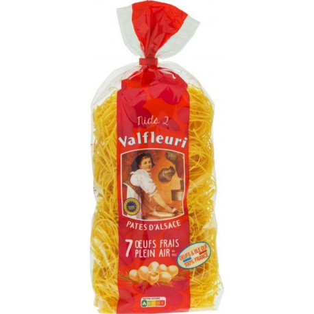 Valfleuri Pâtes d'Alsace Nids 2mm 250g