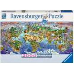 Ravensburger Puzzle 2000 pièces - Merveilles du monde