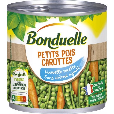 Bonduelle Petit pois & carottes Sans arôme ajouté 265g