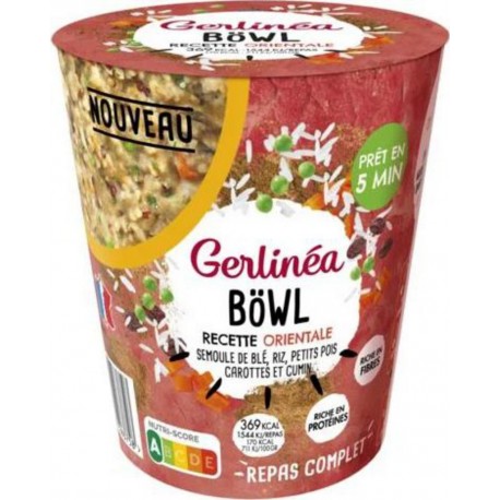 GERLINEA BOWL RECETTE ORIENTALE 90g