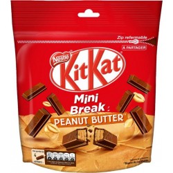 Nestlé Kit Kat Mini Break Peanut Butter 104g (lot de 6)