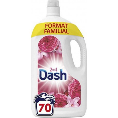 DASH 2 en 1 Lessive Liquide coup de Foudre 3.5L 