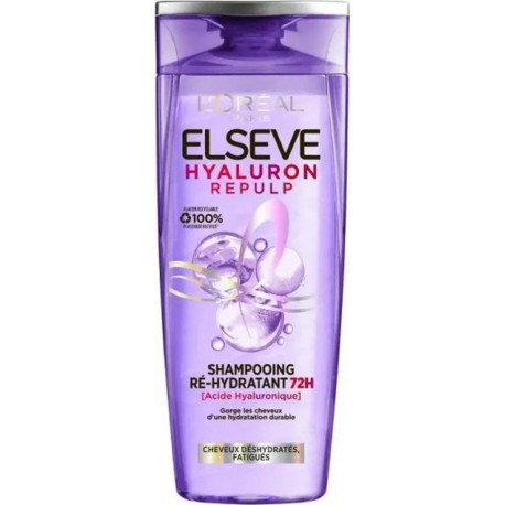 ELSEVE Shampooing ré-hydratant à l'acide hyaluronique 250ml