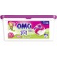 OMO Lessive capsules 3en1 rose & lilas blanc x27