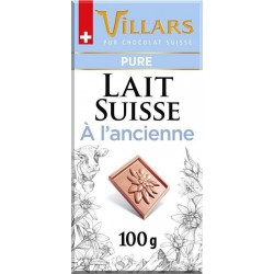 Villars chocolat Lait suisse à l'ancienne 100g