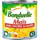 BONDUELLE MAÏS sans sucres ajoutés 285g