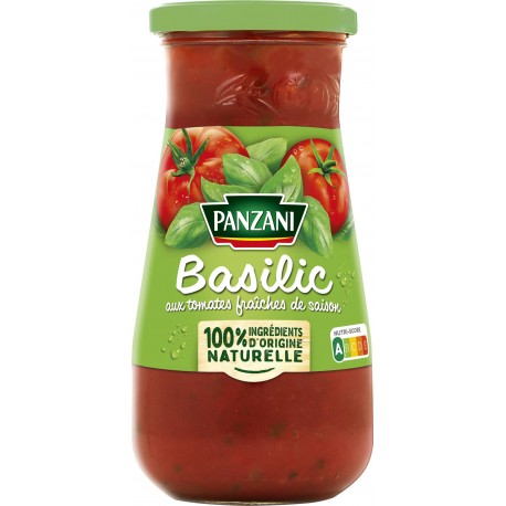 Panzani Sauce Tomates et Basilic 400g