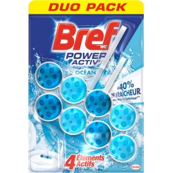 Bloc Nettoyant WC – Bref WC Power Activ Océan – 2 Blocs WC