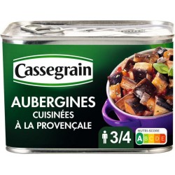 CASSEGRAIN AUBERGINES cuisinées à la Provençale 660g