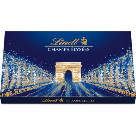 Lindt Chocolats Champs Elysées Au lait / Noirs / Blancs 182g