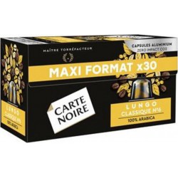 Carte Noire Capsules Lungo Classique x30 168g