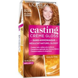 L’Oréal Coloration Cheveux 8.34 Blond ambré CASTING CREME GLOSS