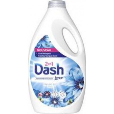 DASH Lessive Liquide Envolée D'Air 2en1 2,3L