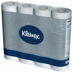 Kleenex Papier Toilette Blanc Aquatube 12 Rouleaux (lot de 2 soit 24 rouleaux)