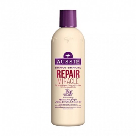 AUSSIE Shampooing Miracle Repair 250ml (lot de 2)