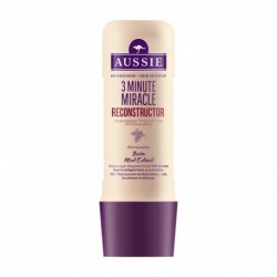 AUSSIE 3 Minute Miracle Reconstructor Balm Mint Extracts 250ml (lot de 2)