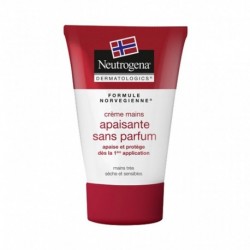 Neutrogena Formule Norvégienne Crème Mains Apaisante Sans Parfum Mains Très Sèches et Sensibles 50ml (lot de 3)