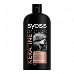 SYOSS Kératine Shampooing Cheveux Fragiles Cassants 500ml (lot de 4)