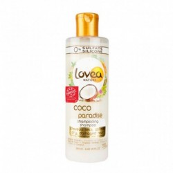 Lovea Shampooing Coco Paradise Cheveux Secs Abîmés 250ml (lot de 4)