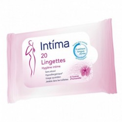 Intima Lingettes Hygiène Intime à l’Extrait d’Hamamélis x20 (lot de 4)