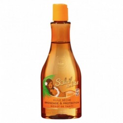 Soleil Des Îles Huile Sèche Bronzage & Protection SPF 20 Monoï de Tahiti Parfum des Îles 150ml (lot de 2)