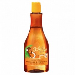 Soleil Des Îles Huile Sèche Bronzage & Protection SPF 50 Monoï de Tahiti Parfum des Îles 150ml (lot de 2)