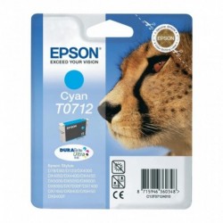 Epson Cartouche d’Encre DuraBrite Ultra Ink Cyan T0712 (lot de 2)