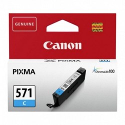 Canon Cartouche d’Encre Pixma ChromaLife 100 571 Cyan (lot de 2)
