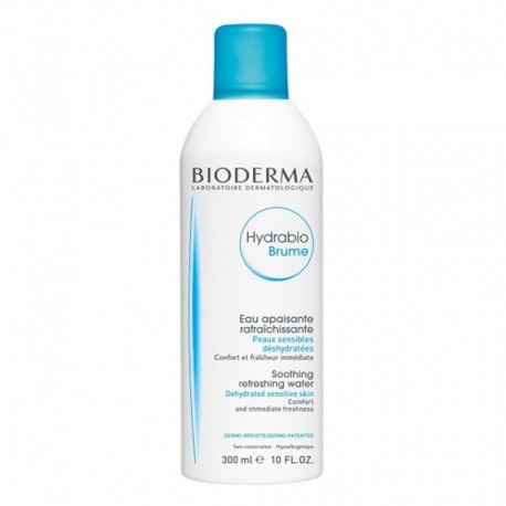 BIODERMA Hydrabio Brume Eau Apaisante Rafraîchissante Peaux Sensibles Déshydratées 300ml (lot de 2)