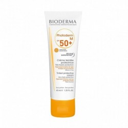 BIODERMA Photoderm M SPF 50 + Crème Teintée Protectrice Très Haute Protection 40ml (lot de 2)