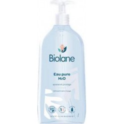 Biolane Eau Pure H2O Nettoyant Sans Rinçage 750ml (lot de 3)