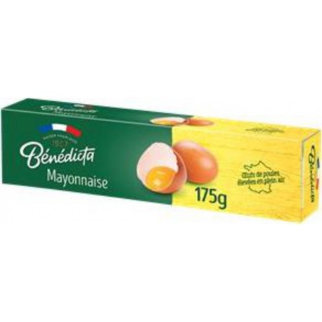 Bénédicta Mayonnaise Légère Goût Fin et Délicat aux Oeufs Frais 175g (lot de 10)