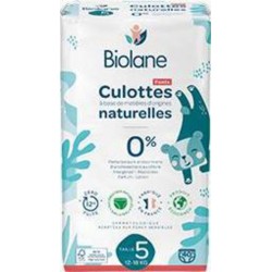 BIOLANE Culottes naturelles, Taille 5 12-18+Kg x40