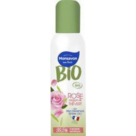 MONSAVON Déodorant brume rose soupçon de thé vert BIO 150ml