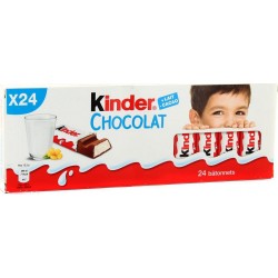 Kinder Chocolat Barre chocolatée x24 300g (lot de 2)