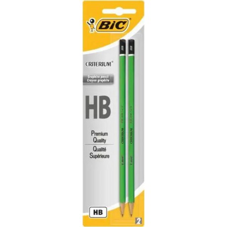 BIC CRAYONS GRAPHITE CRITERIUM x2 HB