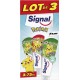 Signal Dentifrice enfant Menthe Pokémon +7 ans 75ml (lot de 3) tube 75ml