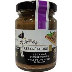 LES CRÉATIONS BOUTON DOR CAVIAR AUBERGINE 90g