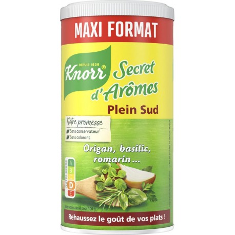 Knorr Assaisonnement déshydraté Origan basilic romarin 145g