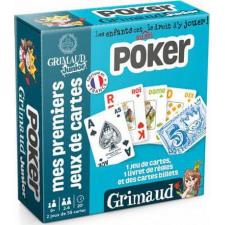 France Cartes Poker Junior Grimaud - Jeu de 110 cartes