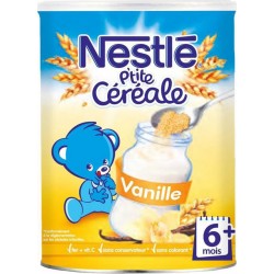 Nestlé P’tit Céréale Vanille (+6 mois) Format 400g (lot de 6)