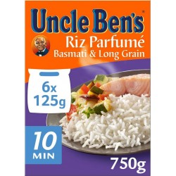 Uncle Ben’s UNCLE BENS BASMATI LONG GRAIN 125g x6